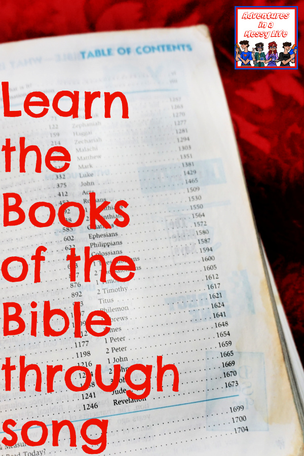 Learn the books of the Bible through song