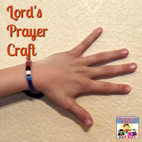 Lord's Prayer bracelet craft