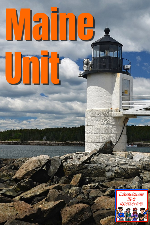 Maine Unit for homeschool geography