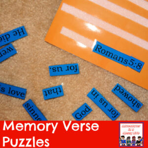 Memory verse puzzles Bible
