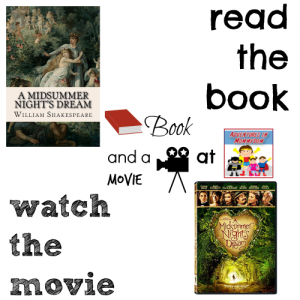 Midsummer Night's Dream book and a movie feature 8th SHakespeare