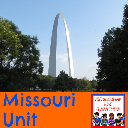 Missouri Unit geography North America 50 State study United States