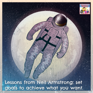 Neil Armstrong lesson goal setting kinder primary