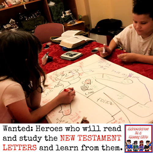 New Testament letters lesson for elementary and preschool