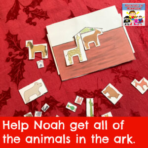 Noah's ark printable puzzle game Genesis Old testament Bible game