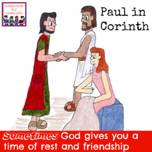 Paul in Corinth God gave Paul rest Acts Bible New Testament