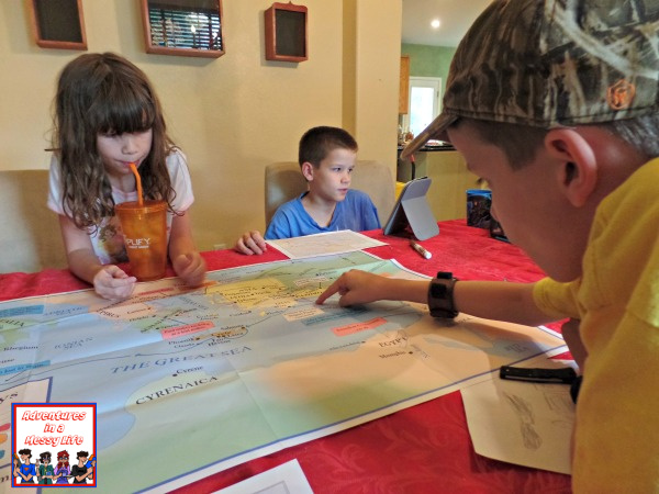 Paul's first missionary journey looking at the map