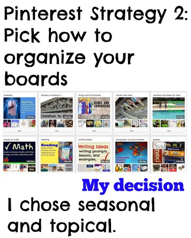 Pinterest Strategy 2 pick how to organize your boards