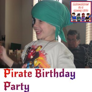 Pirate birthday party for young kids