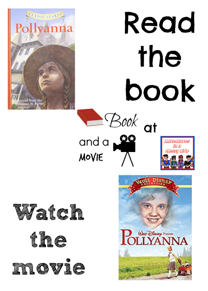 Pollyanna book and a movie background picture