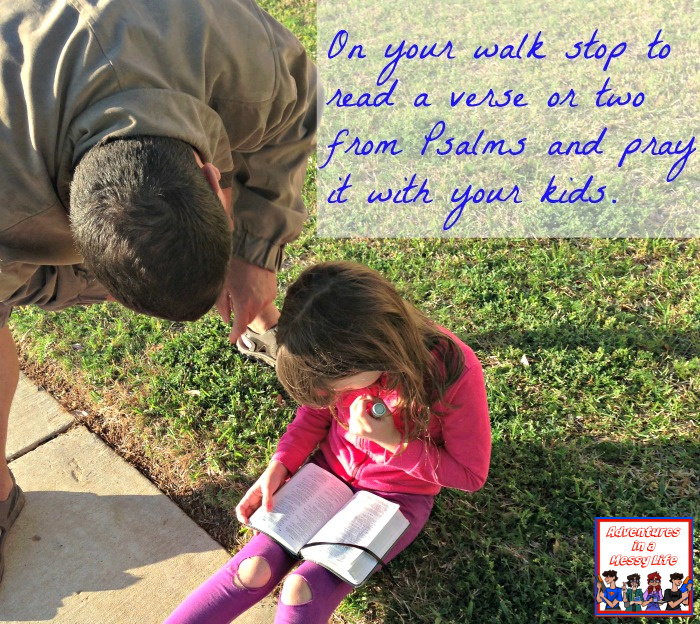 Prayer walk with kids