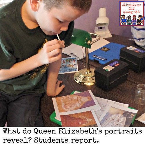 Queen Elizabeth portrait lesson
