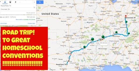 Road trip to Great Homeschool conventions