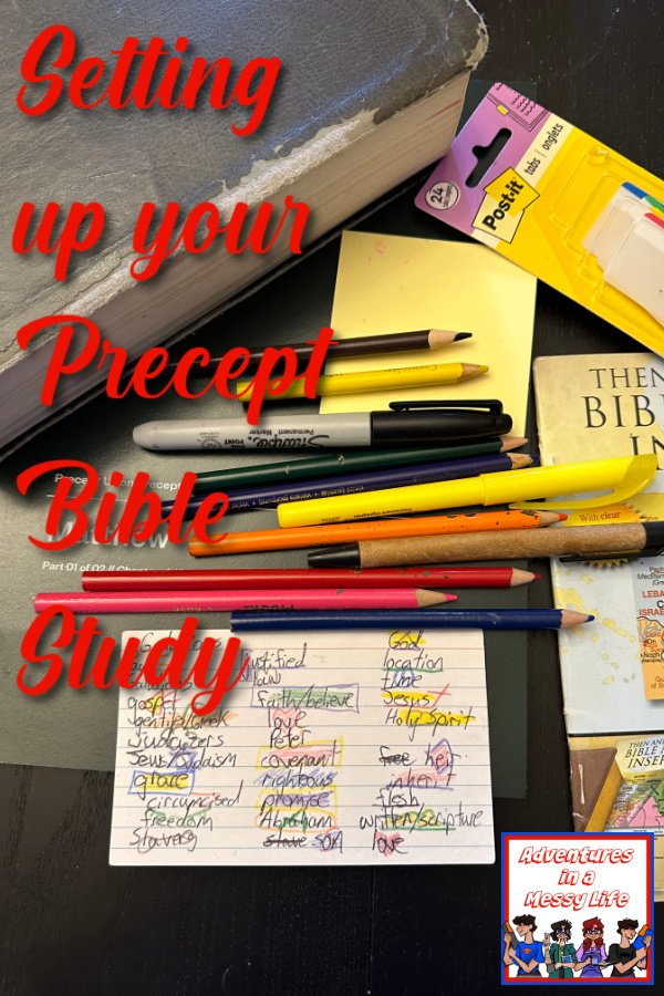 Setting up your Precept Bible Study