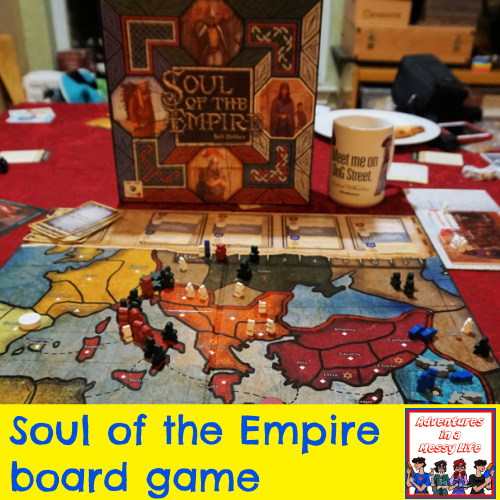 Soul of the Empire board game asymmetrical worker placement
