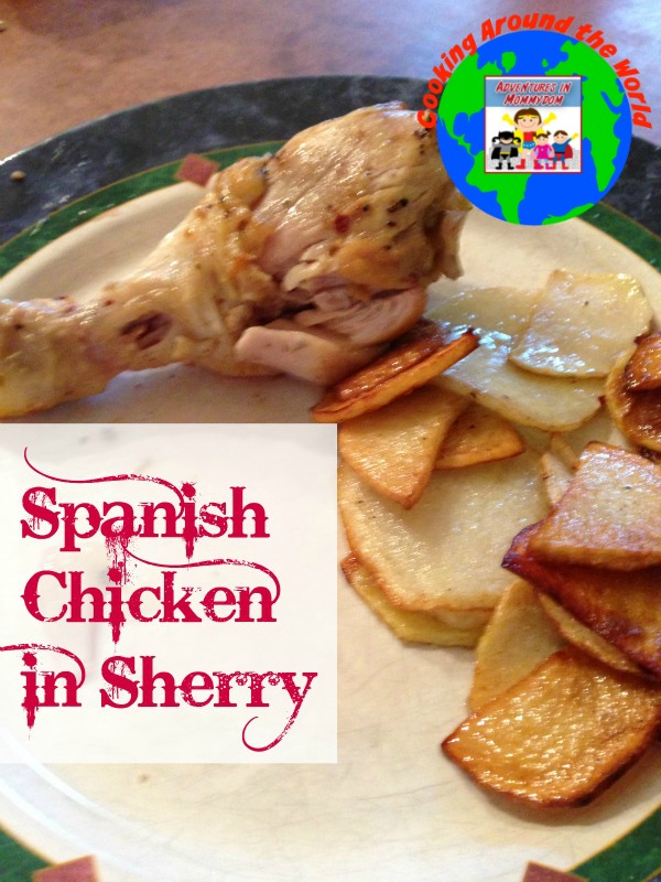 Spanish chicken in Sherry cooking around the world