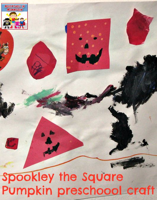 Spookley the Square pumpkin preschool craft