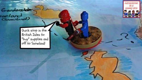 The discovery of Iceland as told by LEGOS Viking pirates