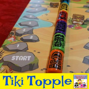 The great game of Tiki Topple board game