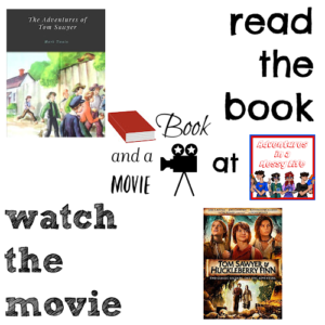 Tom Sawyer book and a movie 6th 7th