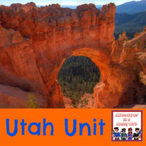 Utah Unit geography 50 state study 7th