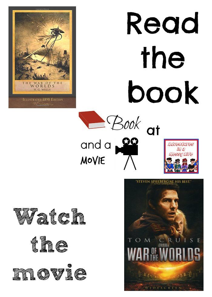 War of the Worlds book club and movie night, a great way to engage your reluctant reader