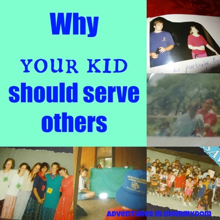 Why your kid should serve others