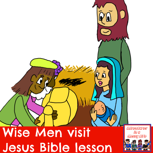 Wise men visit Jesus Bible New Testament Gospels Advent Christmas