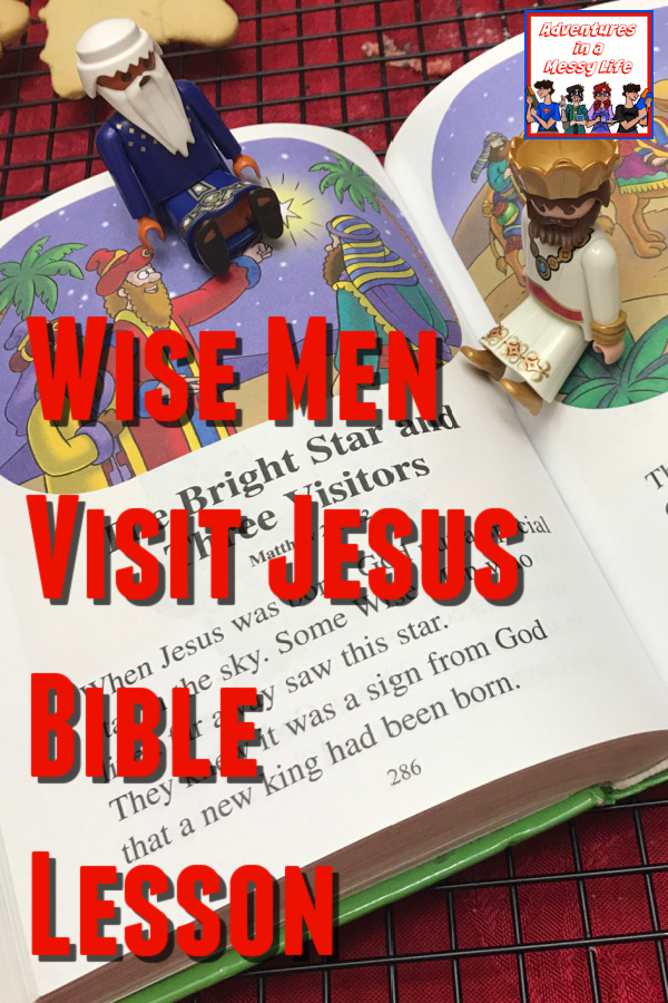 Wise men visit Jesus Bible lesson