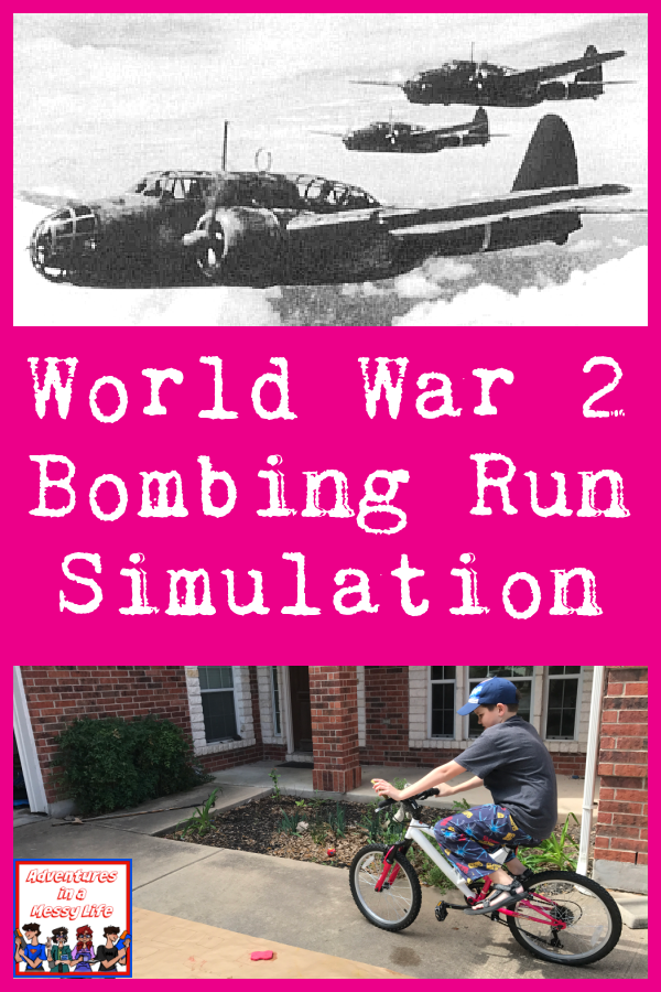World War 2 bombing run simulation lesson