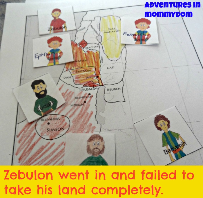 Zebulon fails to take the land of Canaan