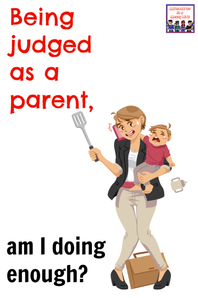 being judged as a parent