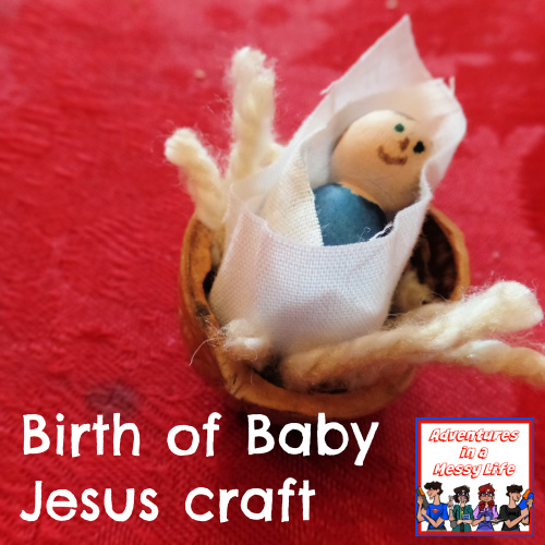 birth of baby jesus craft Christmas gospels Advent New Testament