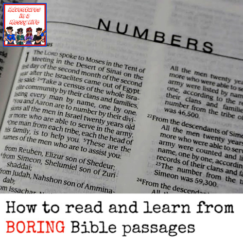 boring Bible passages