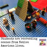 create a Native American diorama with legos and creativity