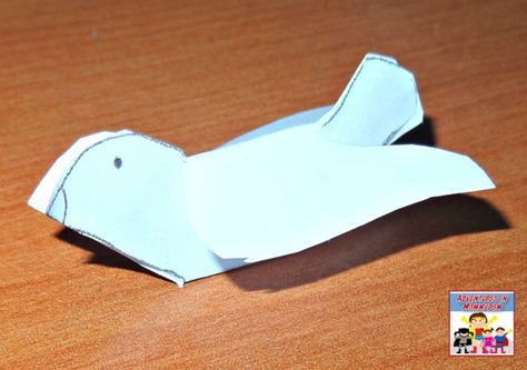 dove craft for Easter lesson