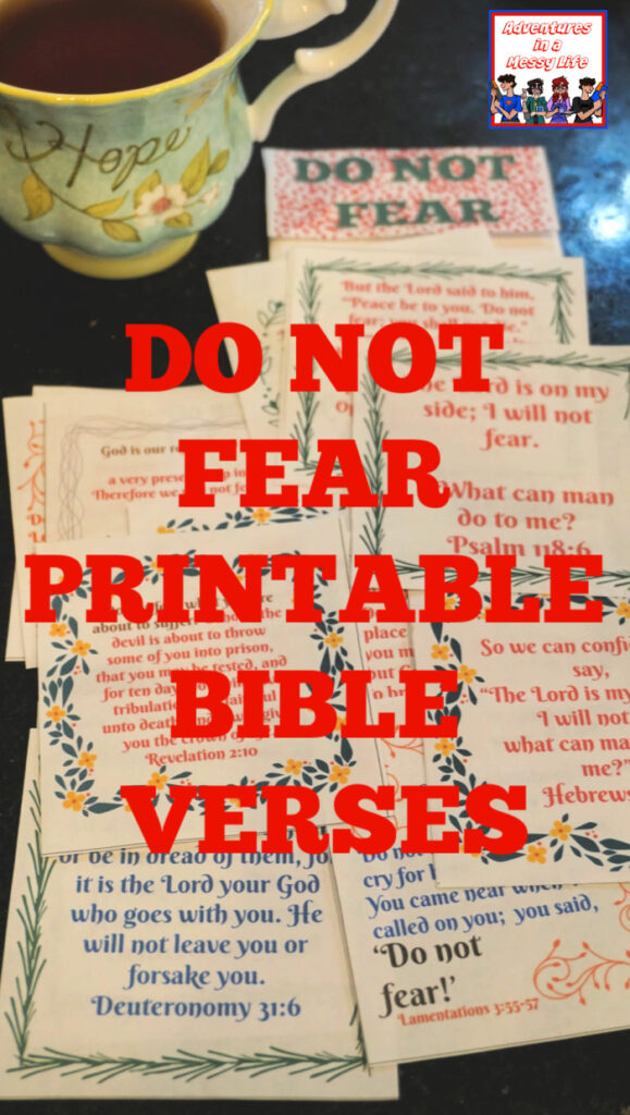 download and print these do not fear printable bible verses