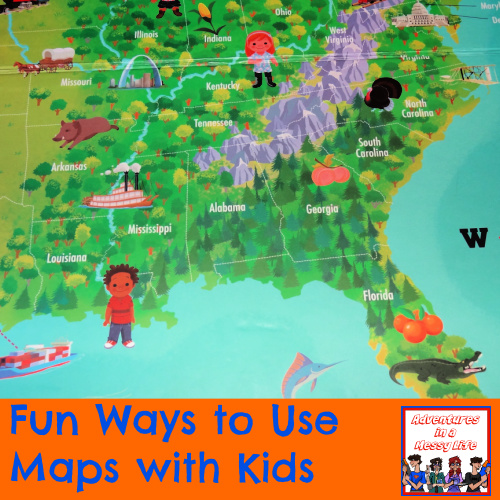 fun ways to use maps with kids geography elementary