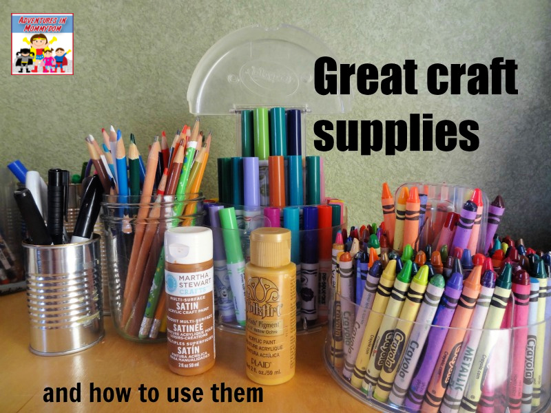 great craft supplies and how to use them