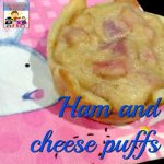 ham and cheese puffs