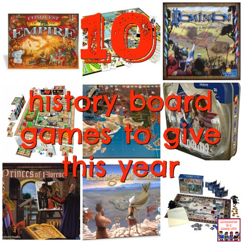 history board games to give