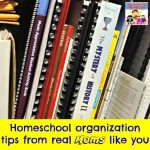 homeschool organization tips