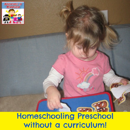 homeschooling preschool without a curriculum square