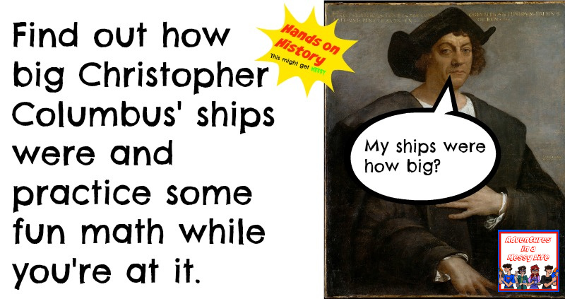 how big were Chris Columbus' ships