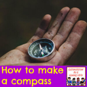 how to make a compass earth science 5th 6th