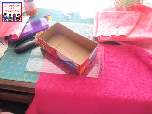 how to make a doll bed choose a fabric and box