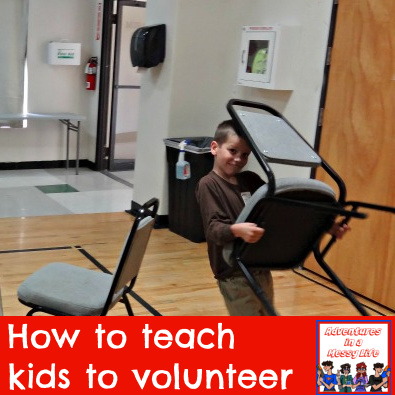 how to teach kids to volunteer Bible family discipleship parenting