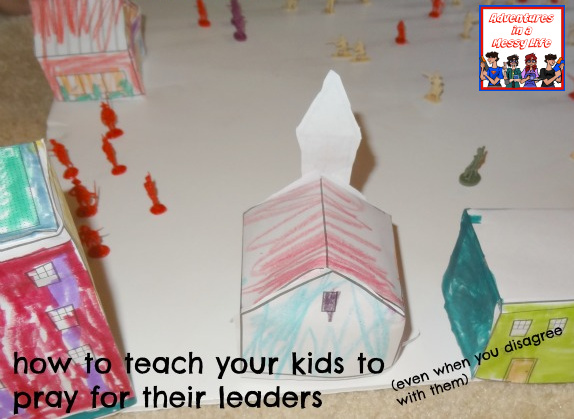 how to teach your kids to pray for their leaders