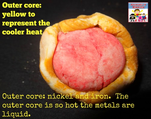 layers of the earth model outer core