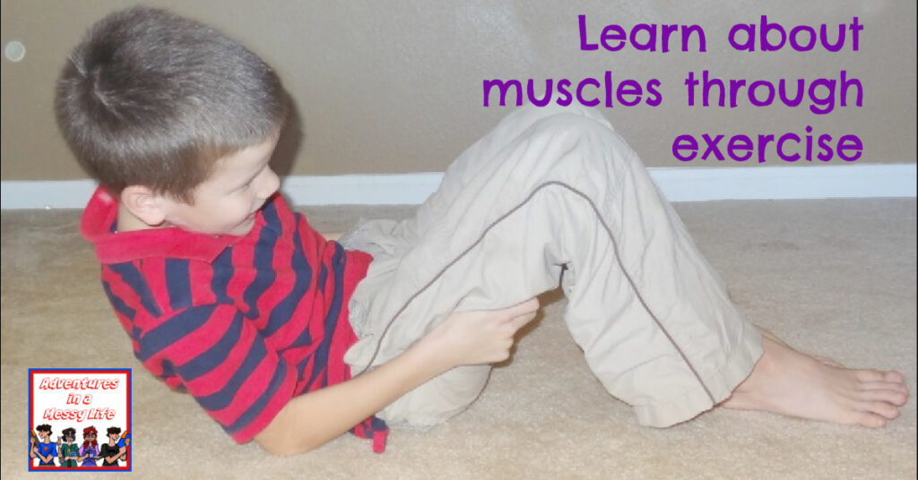 learn about muscles through exercise with your kids